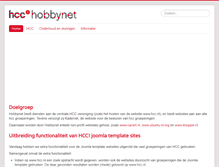 Tablet Screenshot of hobby.nl