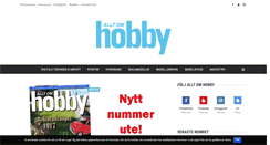 Desktop Screenshot of hobby.se