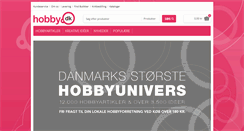 Desktop Screenshot of hobby.dk